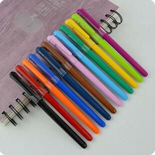 包邮晨光62403新流行彩色中性笔0.38全针管韩款纯色碳素水笔批发
