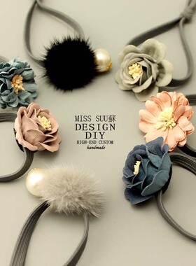 橡皮筋发绳 韩国 小清新 森女系发圈个性头绳皮套发饰情人节礼物