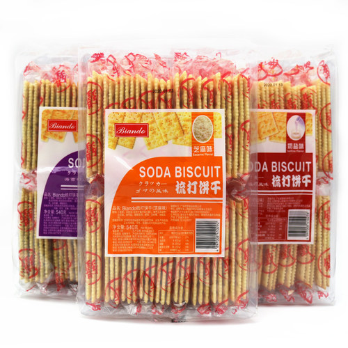 铁尺biando梳打饼干540g
