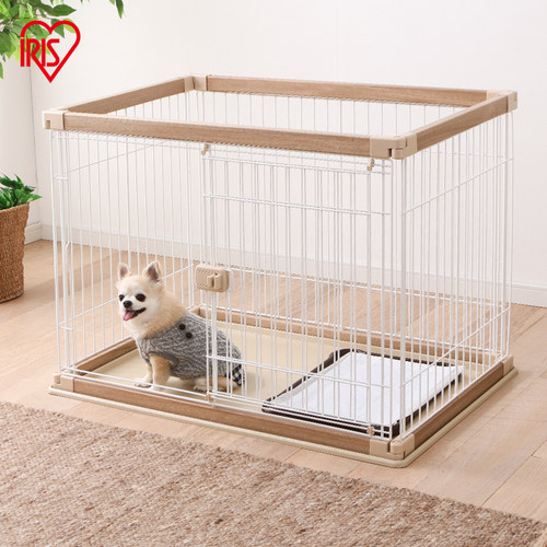 爱丽思室内狗笼子木质铁艺