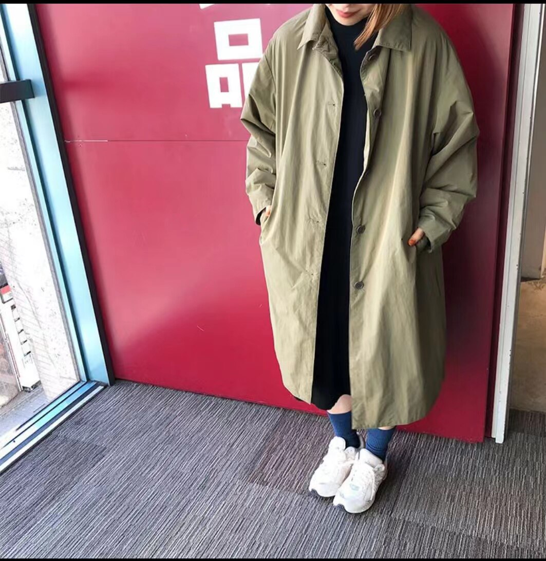特别好看,通勤款日式棉服大衣
