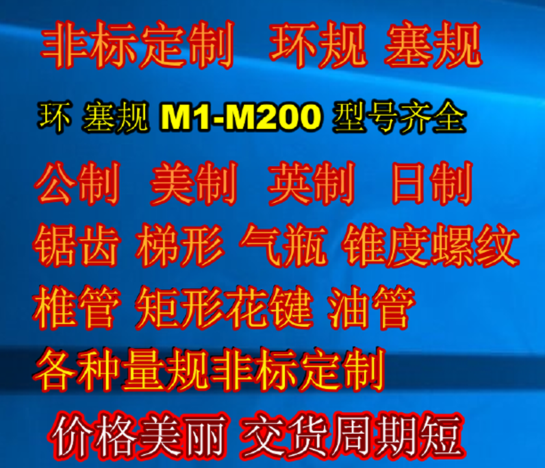 梯形环规60tr65TR70tr75 80 85 90 95 100X3X4X9X10X12 左旋 塞规