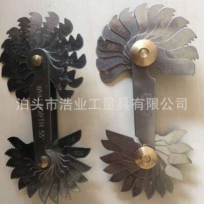 SKU414830[新产品 28片 55度4-62英寸螺纹规 螺纹样板] WHITWORTH