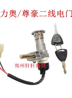 适用小力奥电门锁龙头尊豪锁锁芯爱玛电源锁雅迪电动车钥匙门开关