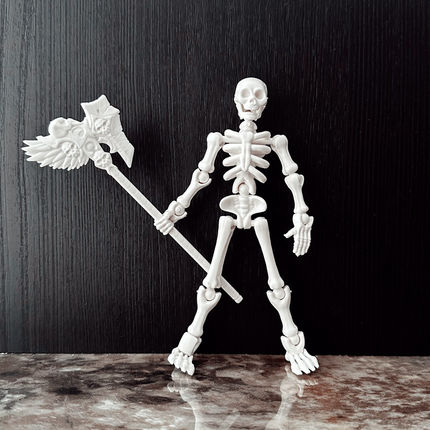 骷髅骨节人偶关节可动立体模型摆件益智拼装积木人整蛊玩具