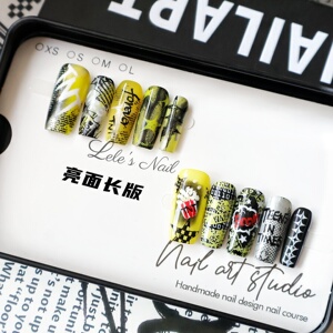 TNT时代少年团涂鸦应援甲美甲