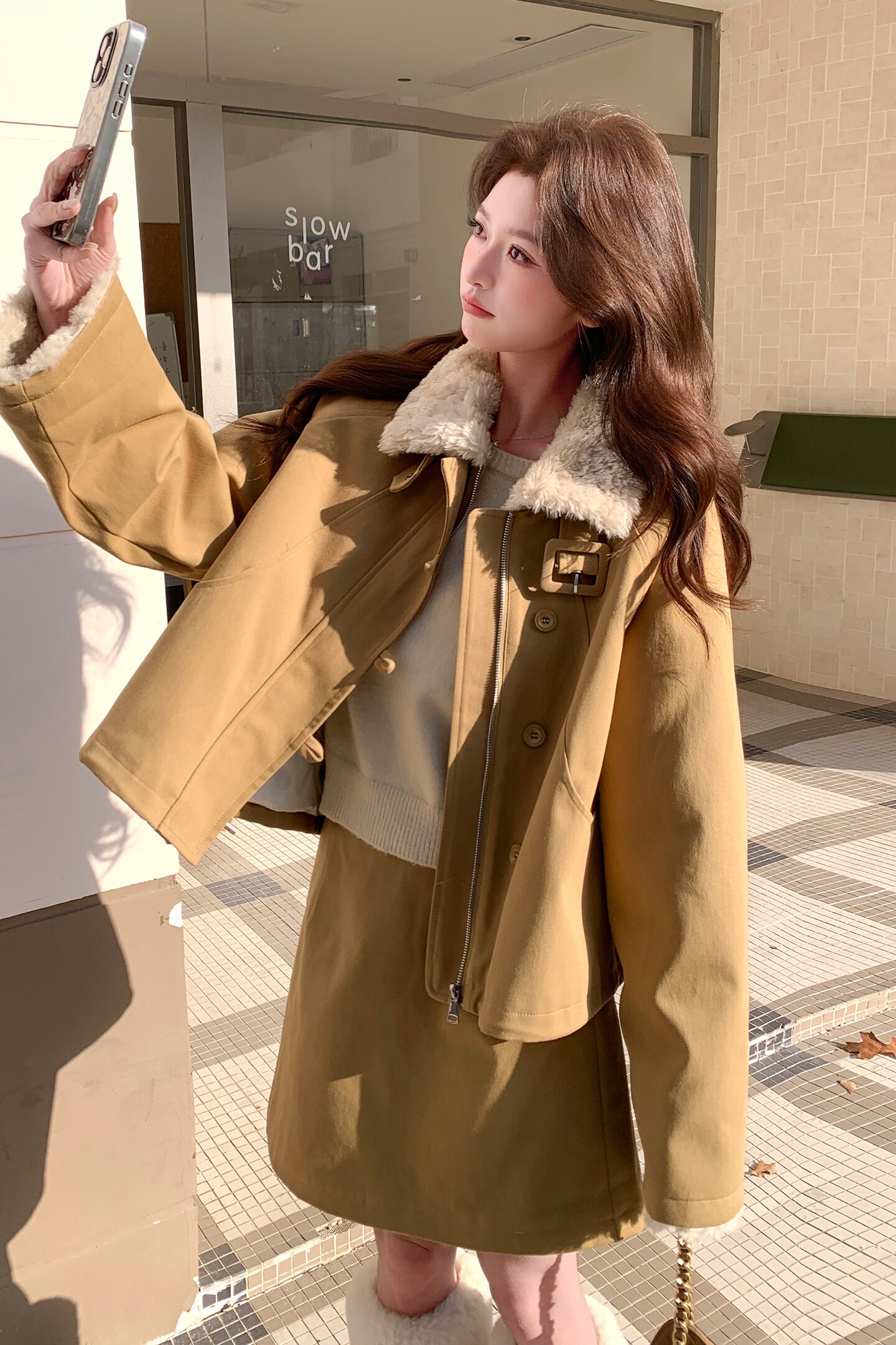 新款！2026冬季新款羽绒服外套套装2C132-D069-P295-K418,女装套装/套裙,2C132