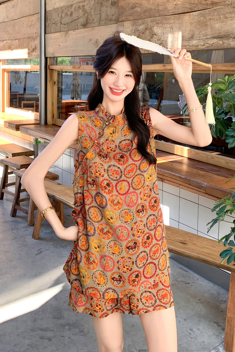 【套装新款】2025夏装新款两件套套装2072-P175-K258,女装套装/套裙,2C132