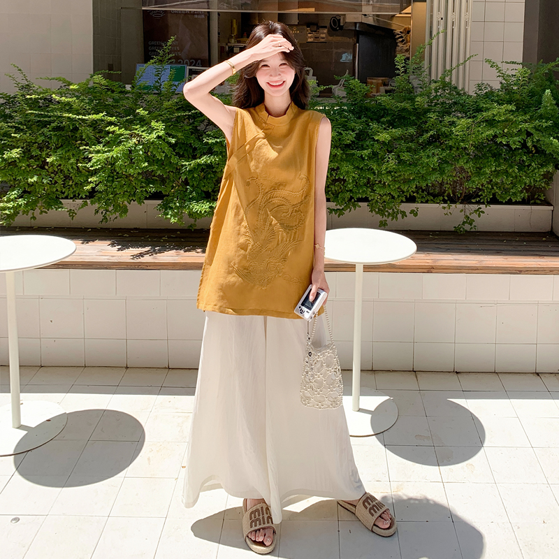 【绣花套装新款】2025夏装新款两件套套装2068-P175-K248，女装套装/套裙，卓尔
