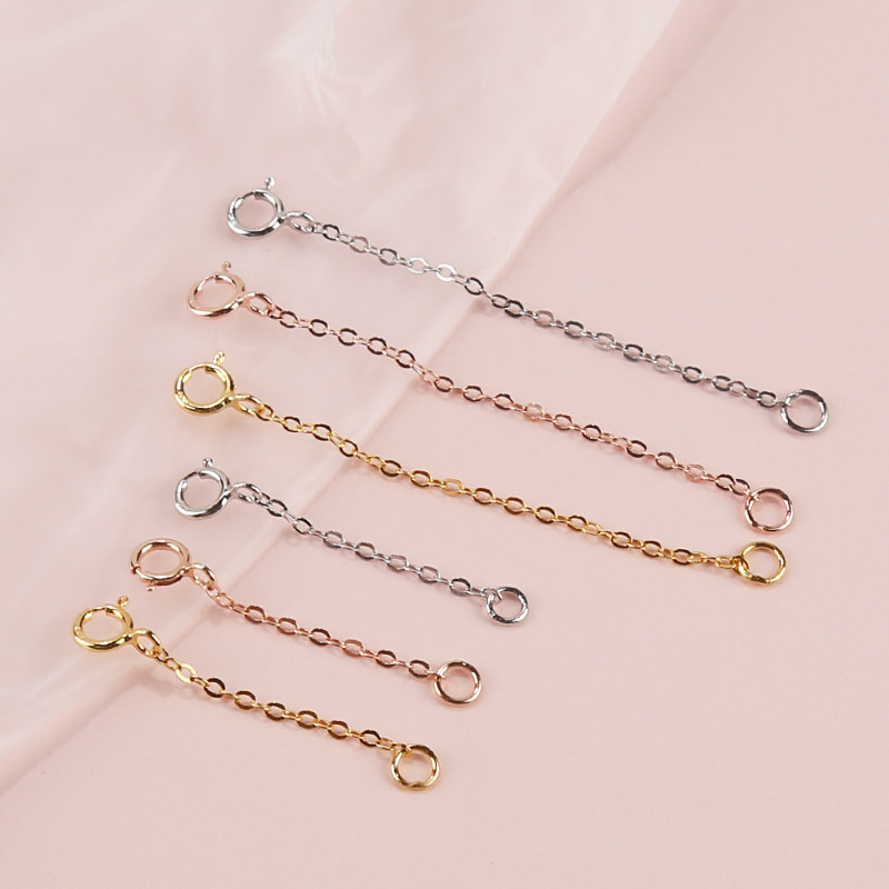 BRACELET S  EXTENSION CHAIN BRACELET TAIL LONG BUCKLE DIY ACCESSORIES HANDMADE JEWELRY PEARL CLAVICLE CHAIN SAFETY BUCKLE