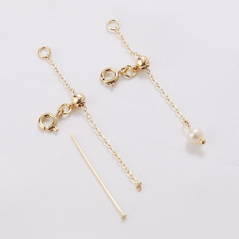 可调节延长链条o字连接扣尾链