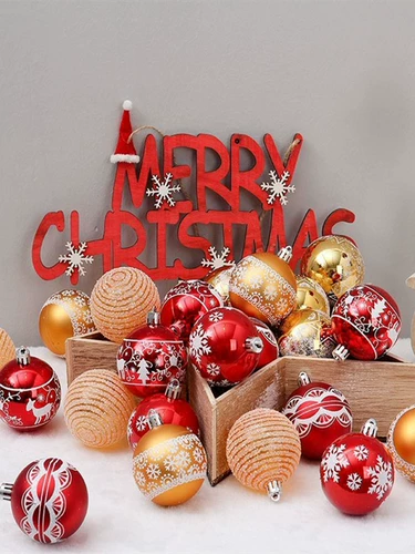 Рождественское украшение цвет мяч подвесной мяч Рождественский мяч Рождественский мяч маленький подвеска