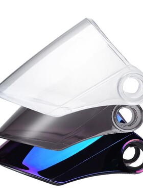 AK630631头盔专用镜片防晒紫外线透明玻璃挡风雨面罩