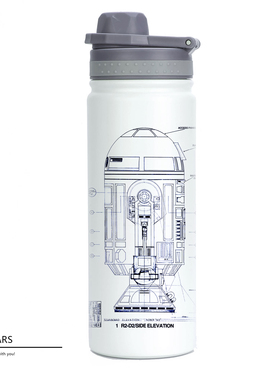 星战R2D2千年隼复刻316不锈钢保温杯便携白色简约大容量男女学生