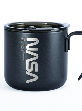 NASA宇航员太空不锈钢保温杯便携简约350ml咖啡杯水杯壶男女学生