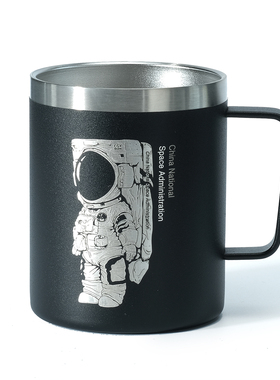 定制图案cnsa宇航员原创不锈钢保温杯便携简约420mll咖啡杯水杯壶