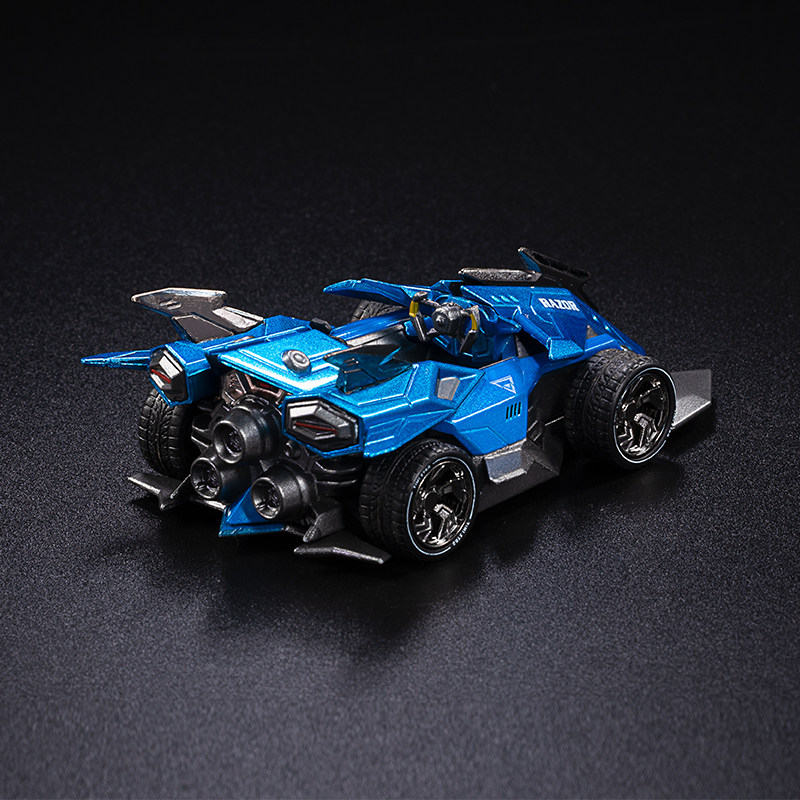 腾讯qq飞车剃刀模型车模游戏实物小型赛车收藏手办桌面摆件防尘罩