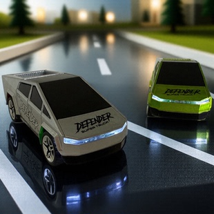 赛博皮卡1:64迷你合金特斯拉高颜值teslacyber-truck男孩生日礼物
