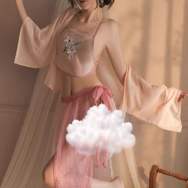 唐风复古汉服睡衣异域风情宫廷超仙公主裙古装贵妃睡裙古代侍寝服,女士内衣/男士内衣/家居服,睡袍/浴袍,淘宝优惠券,粉丝福利购,淘宝优惠卷