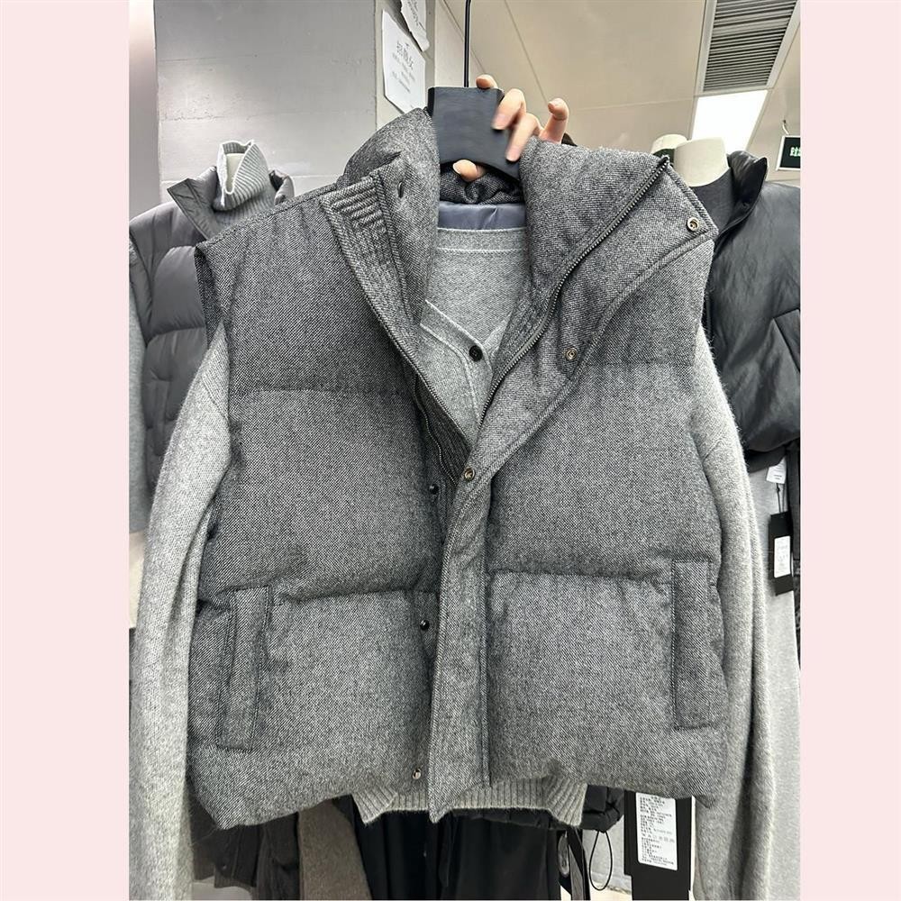 【YF专享】新款羽绒棉马夹女短款立领无袖外套坎肩背心休闲马甲