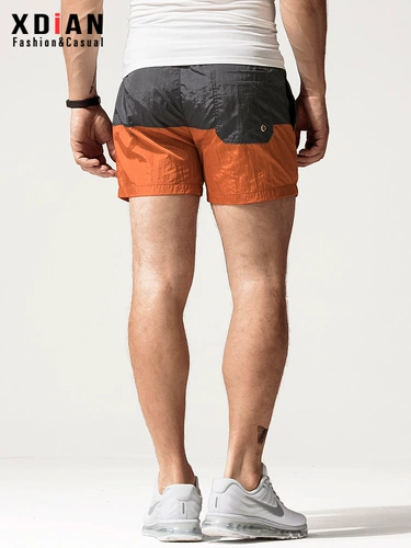 Спортивные шорты, мужские тонкие быстросохнущие дышащие штаны для спортзала для отдыха, для бега