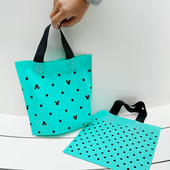 服装 袋礼品袋米奇袋子 手提袋磨砂袋子购物袋胶袋塑料袋饰品袋包装