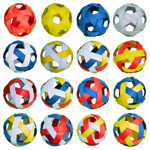 手工编多彩蹴鞠球 可拍可踢 弹性好 装饰灯笼 儿童玩具 好玩不贵