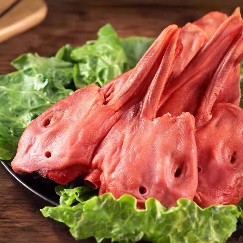 温州特色小吃藤桥牌鸭下巴鸭头带水煮肉类