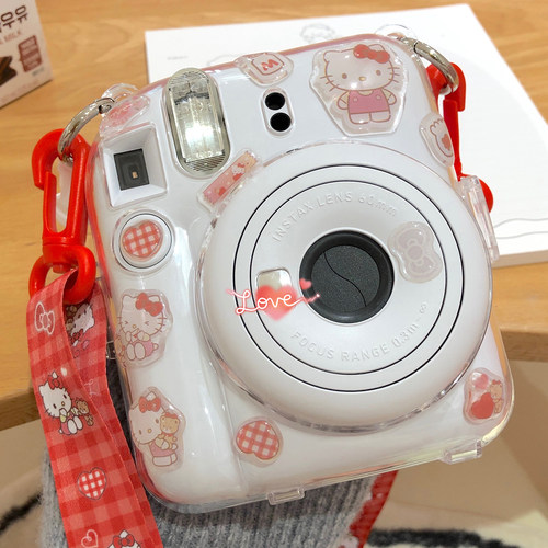 日本HelloKitty可爱透明水晶硬壳