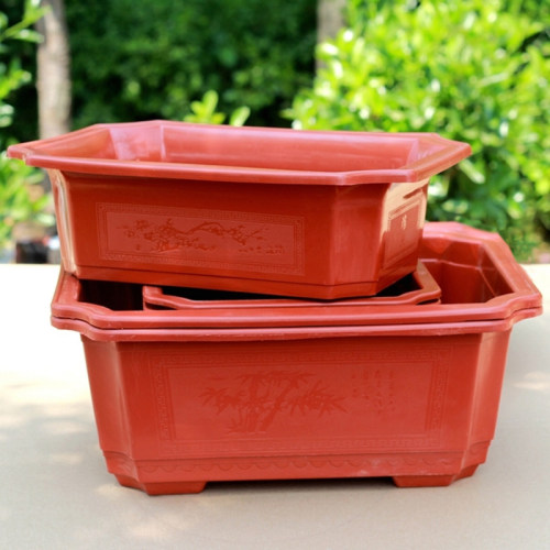 长方形花盆盆景种菜厂家批发塑料