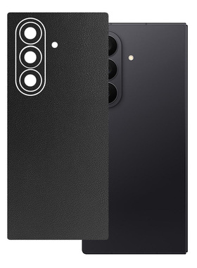 魔力鸟适用于三星FOLD7 素皮背膜Fold7后膜背贴Z FOLD7皮纹贴膜手机贴纸背面保护膜镜头贴3M小羊皮膜