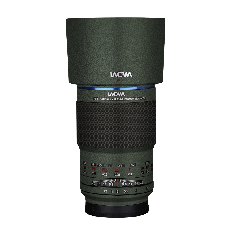 美本堂适用于老蛙FFⅡ90mm F2.8索尼口微距镜头保护膜贴膜老蛙90 2.8贴纸机身膜贴皮全包膜皮肤改色膜3M