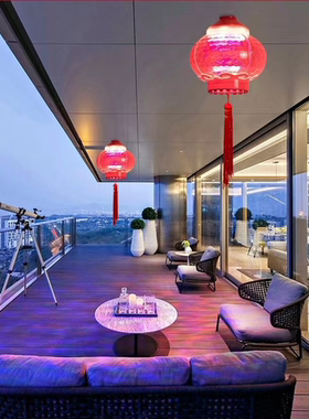 新款灯笼LED红色灯笼泡七彩装饰喜庆婚庆节日彩光灯笼螺口E27灯泡