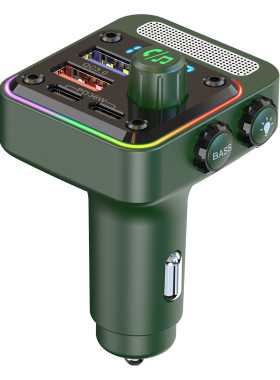 BC91车载mp3播放器U盘无损HIFI音乐36W双PD快充车载蓝牙FM发射器