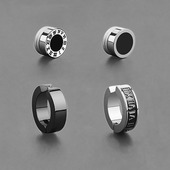 无耳洞磁吸耳钉耳夹男士 耳骨夹耳环酷帅女小众复古高级感耳饰学生