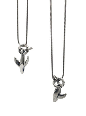 52赫兹鲸鱼项链男女潮人嘻哈个性复古海豚吊坠情侣项链礼物原创