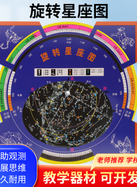 高清版星图旋转星盘天文爱好者观星助手天文观测活动星座图星空图