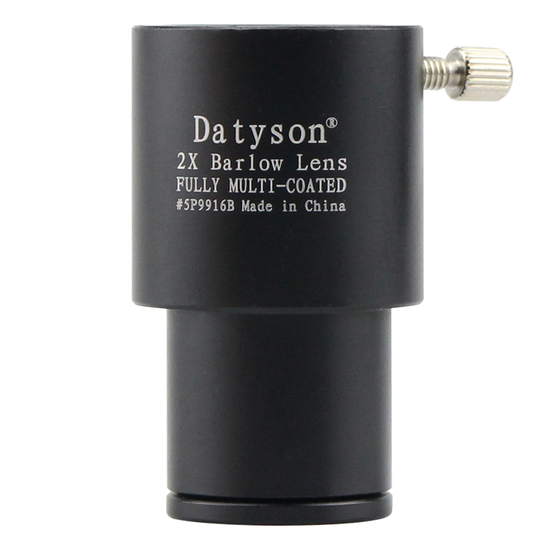 Datyson天文望远镜配件0.965英寸2X增倍镜5P9916B全金属光学玻璃