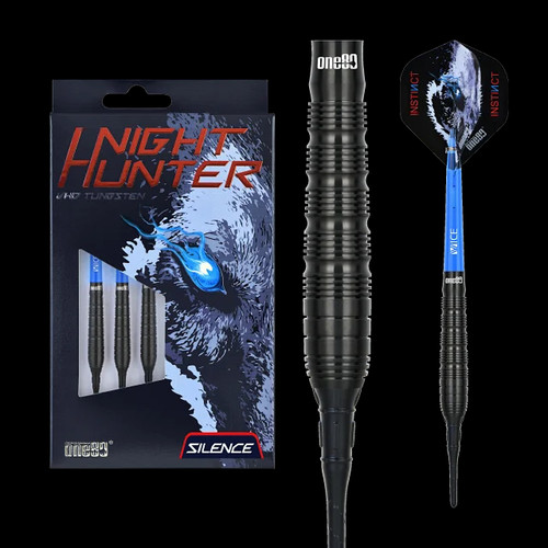 ONE80飞镖 Night Hunter Silence专业比赛级钨钢软镖16克18克9523