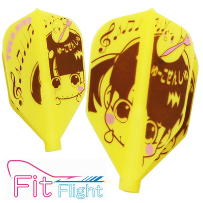 COSMO DARTS Fit Flight日野优子小方形飞镖叶加厚飞镖翼