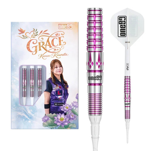 ONE80加奈惠 小田签名款专业比赛级钨钢软镖-GRACE 9838/18克