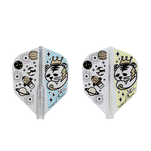 Cosmo darts Fit Flight大槻美保小方形飞镖叶加厚混色飞镖翼