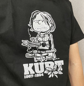 nirvana美式 挺哏儿商店T恤kurt cobain 粉花生漫画Snoopy查理布朗