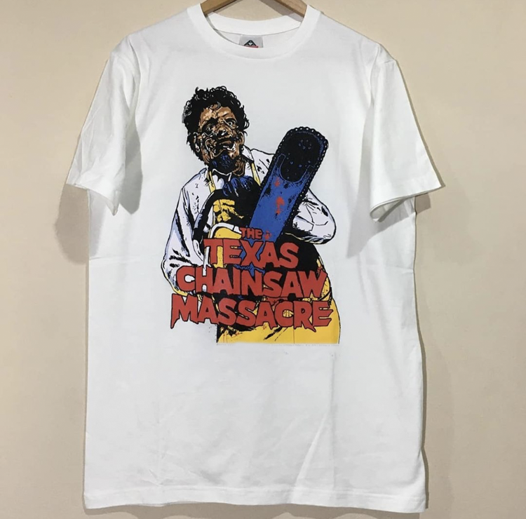 德州电锯挺哏儿商店T恤Chainsaw