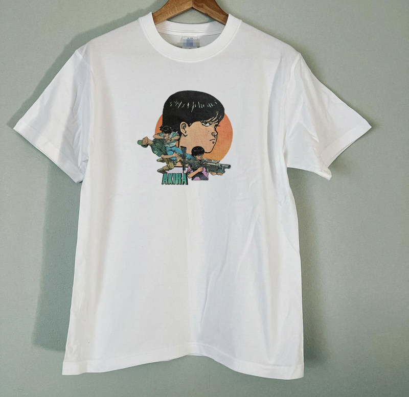 挺哏儿商店阿基拉t恤大友克洋 akira 动漫纯棉短袖男女圆领休闲
