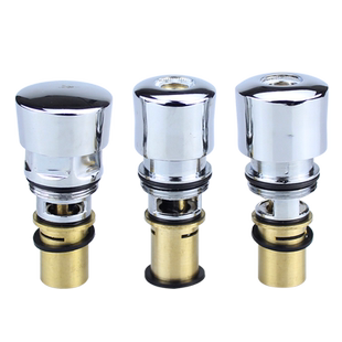 小便冲水阀配件 手按阀芯 手轮弹簧自闭阀按钮 按压式水龙头芯子