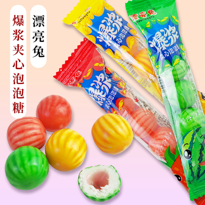 漂亮兔爆浆夹心泡泡糖