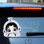 张杰演唱会行星文化星星贴纸物料应援物车贴行李箱遮挡划痕装 饰贴