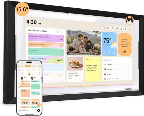 代购NORI Family Hub,15.6-Inch AI Digital Electronic Calendar