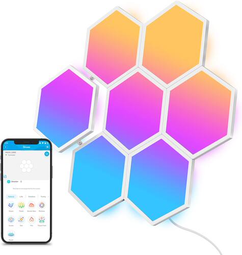 代购Govee Glide Hexa Light Panels 智能壁灯拼接灯10 个 RGBIC